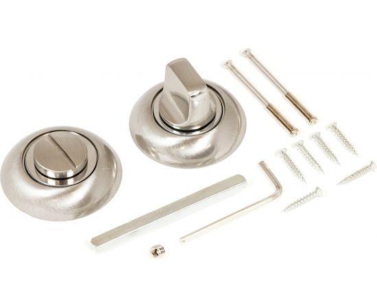 Сантехническая завертка к ручкам Аллюр BK-R1 SN3182 матовый никель 10932 – изображение 2