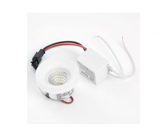 Встраиваемый светильник FERON светодиод 3W, 210 Lm, 4000К, прозрачный, LN003 28774 – изображение 2