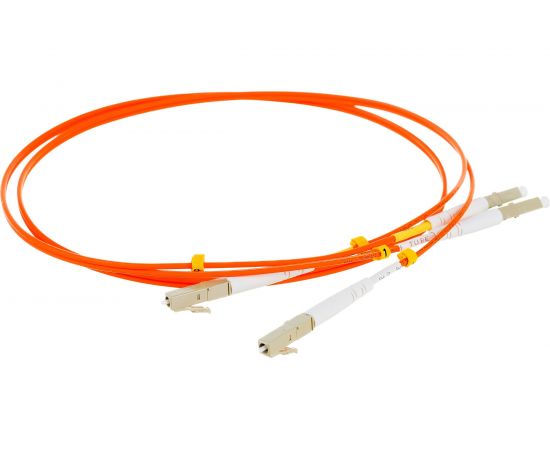 Патч-корд Hyperline FC-D2-50-LC/PR-LC/PR-H-1M-LSZH-OR волоконно-оптический (шнур) MM 50/125 27863 – изображение 2