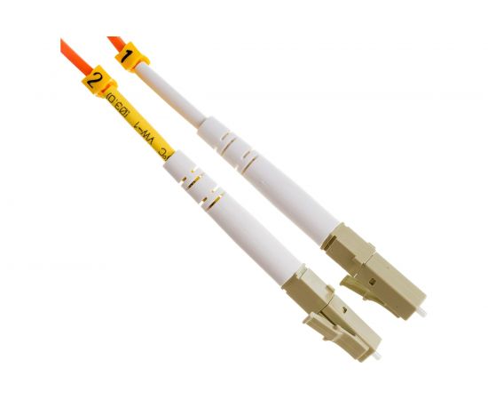 Патч-корд Hyperline FC-D2-50-LC/PR-LC/PR-H-1M-LSZH-OR волоконно-оптический (шнур) MM 50/125 27863 – изображение 3
