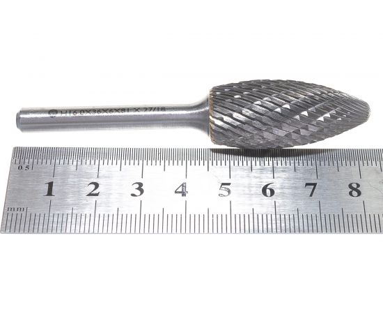 Борфреза пламевидная (16х36х6х81 мм; ВК8; H16; 36X06) ИНСТУЛС 00001337689 – изображение 4