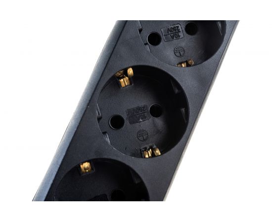 Удлинитель ExeGate EC-5-1.8B 5 евро с заземлением, 1.8м, выключатель с подсветкой, черный 279355 – изображение 4