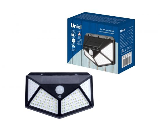 Садовый светильник на солнечной батарее Uniel, с датчиком движения USL-F-167/PT100 SENSOR UL-00009369 – изображение 5
