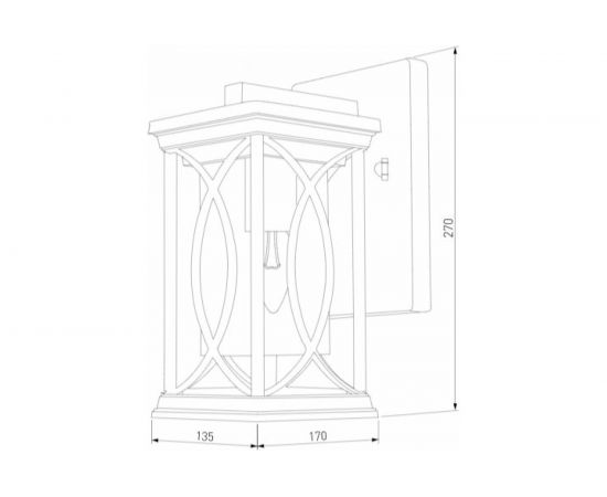 Садово-парковый светильник Elektrostandard GL 1026D Spica кофе a048174 – изображение 5
