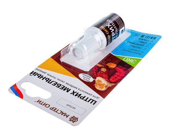 Мебельный штрих Мастер Сити (флакон 20 мл; блистер; белый) 2081002 – изображение 5