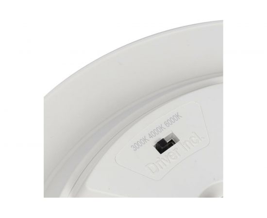 Встраиваемый светильник MAKSILED 18Вт, 220В, врезное отверстие 198-210мм, 1260/1476/1332 лм, 3000/4000/6000K ML-IN-8205-TRIW – изображение 6