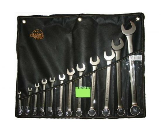 Комбинированные ключи SKRAB 6-32 мм 12 шт CrV King Roy 44043 – изображение 7