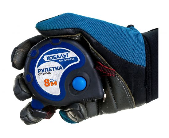 Рулетка Оптима (8м x 25мм) КОБАЛЬТ 646-751 – изображение 8