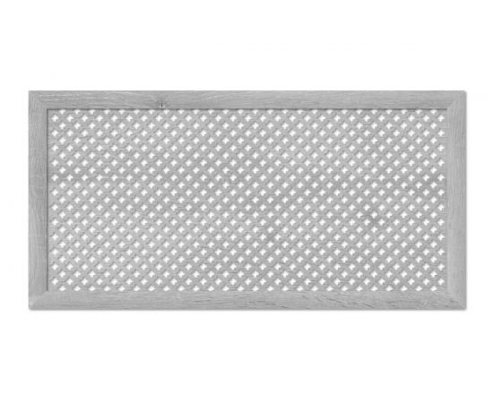 Экран для радиатора Стильный Дом Готико 120х60 см, дуб серый v545929 