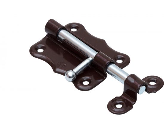 Фигурная задвижка СКОБЯНОЙ ШФ-50 коричн./цинк 002366 