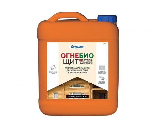 Огнезащитная пропитка Оптимист Огнебиощит бесцветный С403 5 л OPI017 
