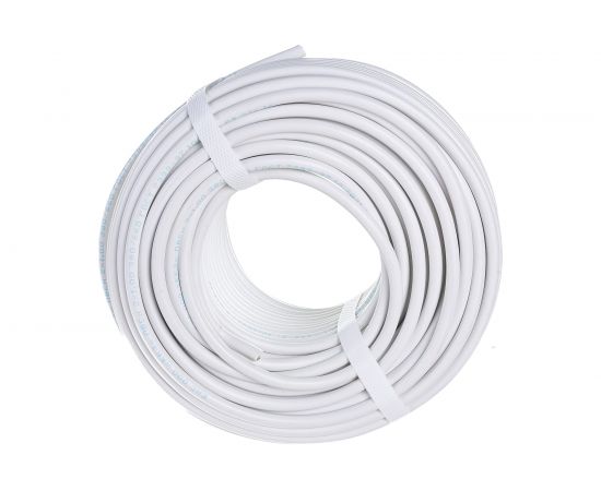 Провод ПВС REXANT 2x1,0 кв.мм белый 50 м ГОСТ 01-8032-50 