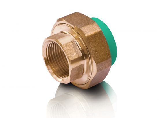 Американка с внутренней резьбой Blue Ocean 32x1, полипропиленовая, зеленая PPRF/UAF G -32 