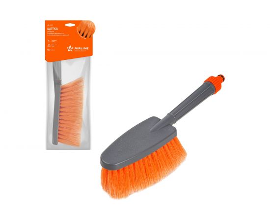 Щетка для мытья Airline AB-J-02 с насадкой для шланга, с мягкой распушенной щетиной 33 см 