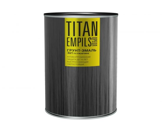 Грунт-эмаль по ржавчине Empils Titan Ореол (белый RAL 9010; 2.7 кг) 70949 