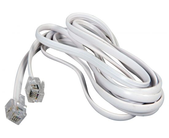 Телефонный шнур-удлинитель REXANT RJ-11, 6P-4C, 7 м, белый 18-3071 – изображение 2
