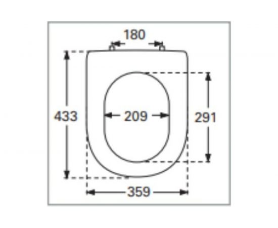 Villeroy & Boch SUBWAY 2.0 Сиденье Quick Release & Soft Closing Funktion, weiss alpin 00000036892 – изображение 2