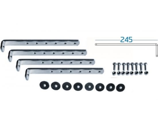 Вертикальные кронштейны BAWER 245 мм E099006 – изображение 2