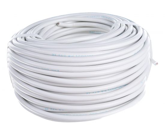 Провод ПВС REXANT 2x1,0 кв.мм белый 50 м ГОСТ 01-8032-50 – изображение 2