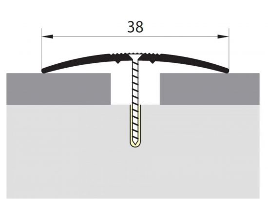 Стык РУССКИЙ ПРОФИЛЬ 38 мм, 1.8 м, дуб медовый, 10 штук 4620017686392 – изображение 2