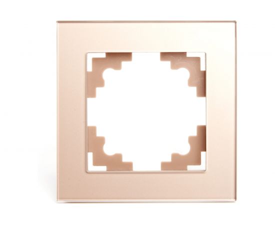 1-местная рамка STEKKER серия Катрин, GFR00-7001-02, шампань 39527 – изображение 3