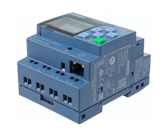 Логический модуль Siemens LOGO! 24CE, с дисплеем В24, 8 DI 4AI 4 DQ 6ED10521CC080BA1 – изображение 3