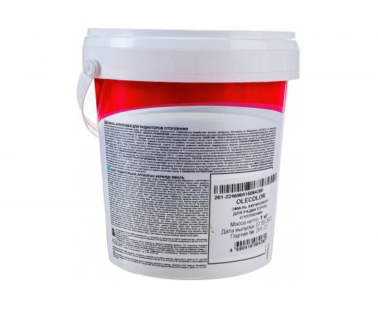Акриловая эмаль для радиаторов отопления OLECOLOR 1 кг 4300004406 – изображение 3