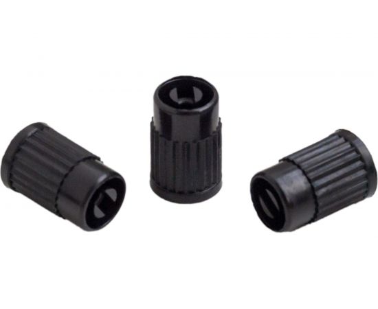 Колпачки на шинный вентиль AIRLINE с ключом, черные, пластик, 60 шт. AVC-60-02 – изображение 3