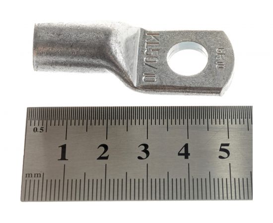 Наконечник Klauke тип ТМЛ стандарта 50 мм2 под болт М10 klk6R10 – изображение 3