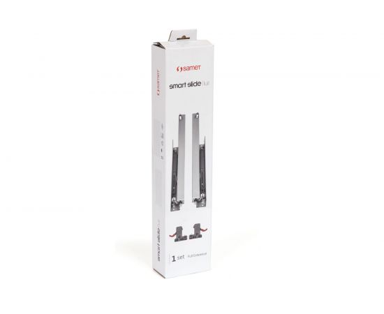 Направляющая полного выдвижения c доводчиком SAMET SMART SLIDE, PUSH OPEN 450 мм СТ-00001283 – изображение 4
