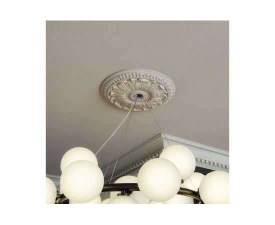 Потолочная розетка под люстру Artpole (гипсовая; цвет белый; диаметр 460 мм) SR17 – изображение 4