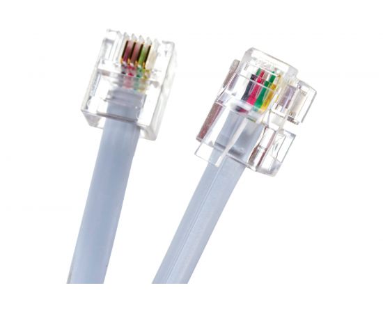 Телефонный шнур-удлинитель REXANT RJ-11, 6P-4C, 7 м, белый 18-3071 – изображение 4
