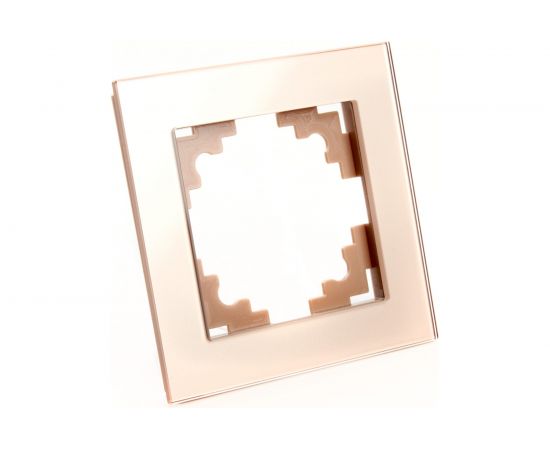 1-местная рамка STEKKER серия Катрин, GFR00-7001-02, шампань 39527 – изображение 4