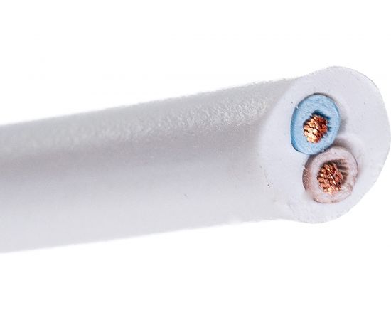 Провод ПВС REXANT 2x1,0 кв.мм белый 50 м ГОСТ 01-8032-50 – изображение 4
