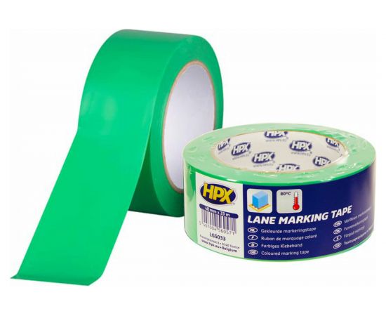 Маркировочная лента для пола HPX LG5033 48 мм х 33 м, зеленая 5407004560571 – изображение 4