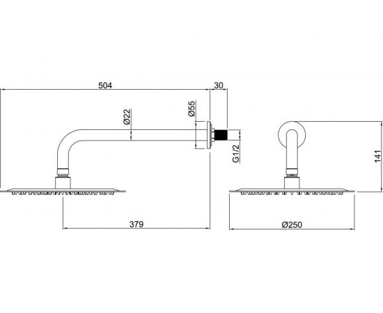 ALLEN BRAU Верхний душ Infinity 5.21019-31 00265510 – изображение 4