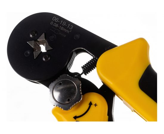 Квадратные пресс клещи Inforce с регулировочным винтом 0.2-16 мм2 06-19-13 – изображение 4