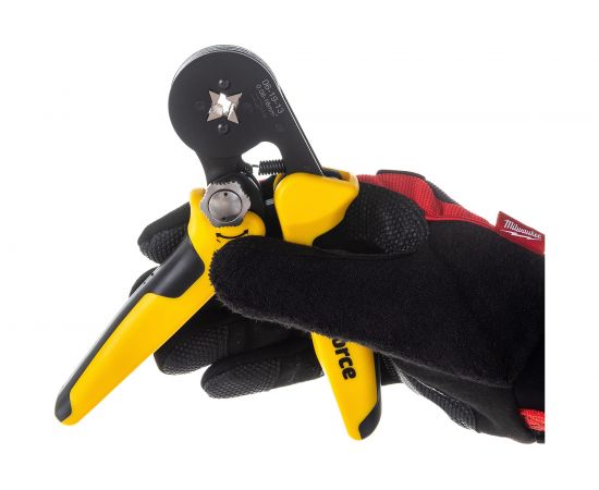 Квадратные пресс клещи Inforce с регулировочным винтом 0.2-16 мм2 06-19-13 – изображение 7