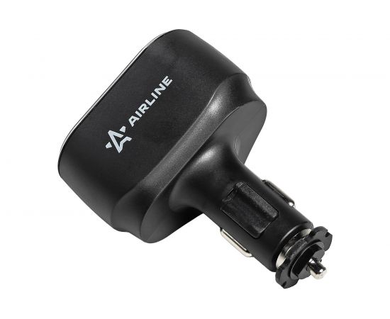 Разветвитель прикуривателя AIRLINE 1 гнездо + Type-C PD + 1USB, 2.4 A, 30 Вт PRO AEBD033 – изображение 7