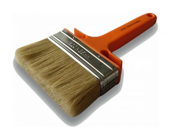 Кисть DECOR PROFI универсальная 100х25 мм, светлая смешанная щетина, пласт. ручка 222-0100 