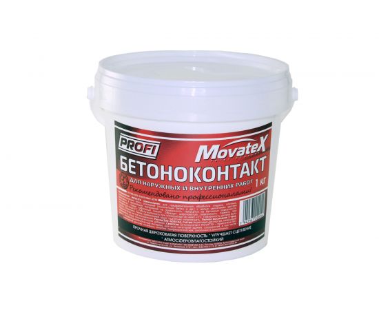 Бетонконтакт для наружных и внутренних работ Movatex PROFI 1 кг Т02278 