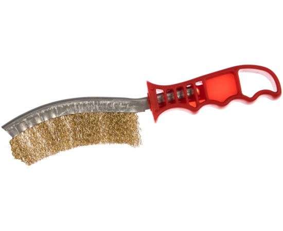 Корщетка с изогнутой пластиковой ручкой FIT IT вогнутая, тип С 38420 