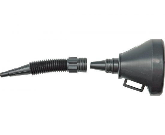 Гибкая воронка VOREL 2в1, черная, 135 мм 83000 