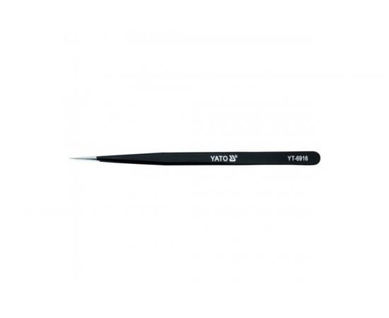 Прямой антистатический пинцет YATO 140мм YT-6916 