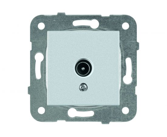 Розетка TV Panasonic МОДУЛЬ Karre Plus 54871 концевая серебро WKTT0451-2SL 