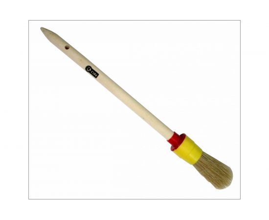 Кисть ON круглая пластиковый корпус натуральная щетина № 2 20мм 02-01-702 