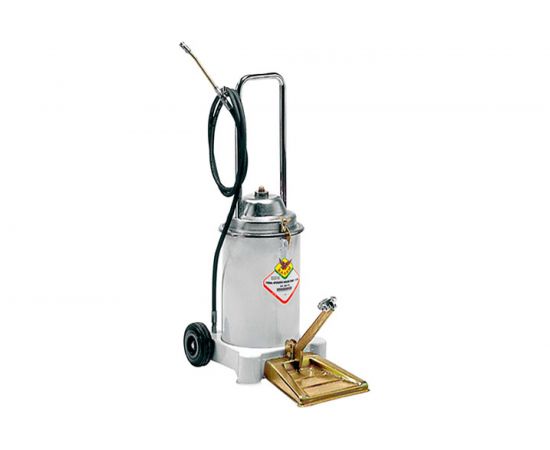 RAASM Установка для подачи консистентных смазок с ножным приводом 13 л. цв. серый 68113/C1 