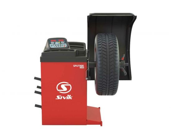 Sivik Станок для балансировки колес АТС Люкс СБМК-60 Л, Красный RAL3020, 2000000295329 