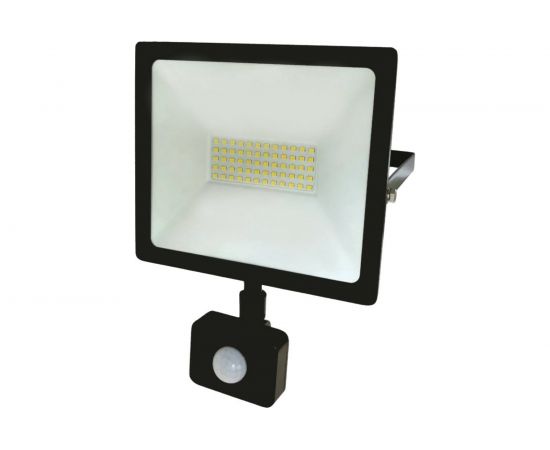 Светодиодный прожектор REXANT, с датчиком движения 50Вт 200–260В IP44 4000лм 6500K холодный свет 605-009 