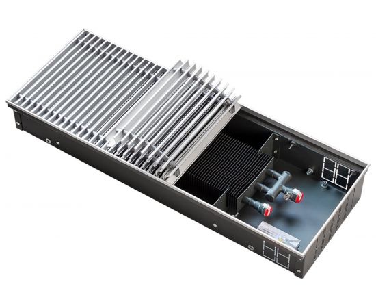 Встраиваемый внутрипольный конвектор TECHNO Power с решеткой KVZ 150-65-1200 RH07000031 
